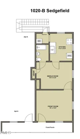 $374,000 | 1020 Sedgefield Street, Durham, NC 27705