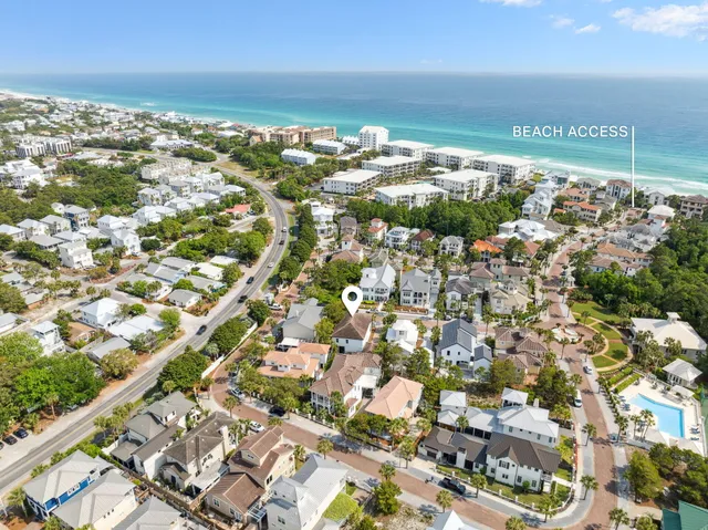 a view of city and ocean
