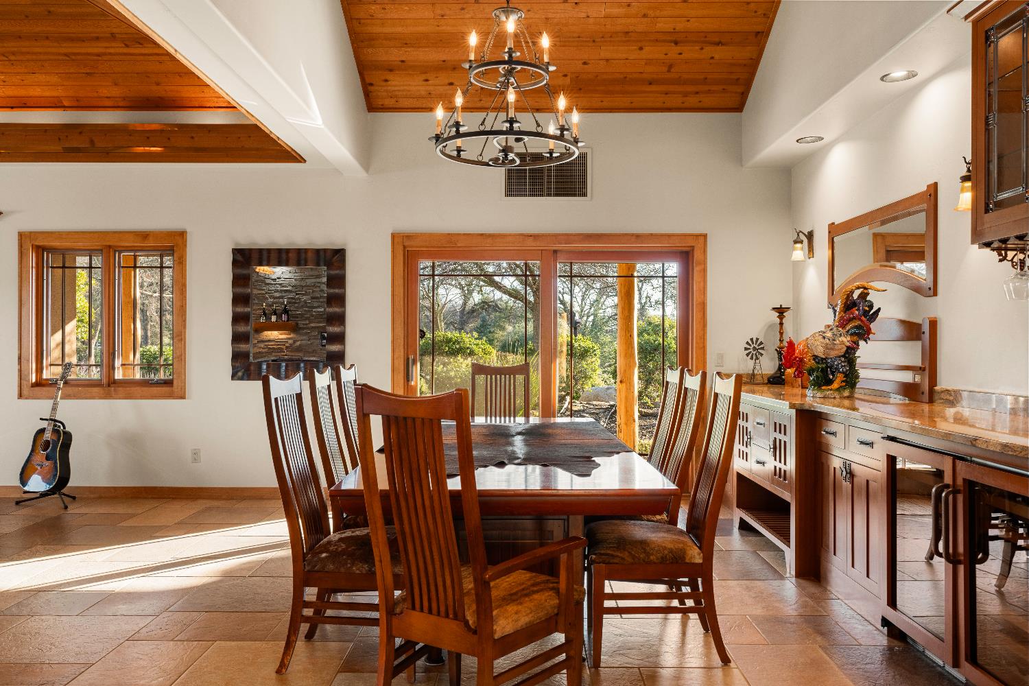 5630 Grazing Hill Road Shingle Springs, CA 95682 - Photo 36 of 86 a view of a dining room with furniture window and outside view