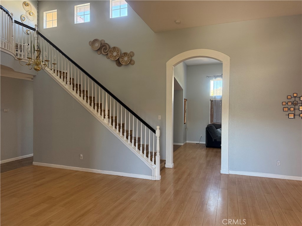 30456 Avenida Caylee Homeland, CA 92548 - Photo 3 of 27 a view of an entryway with wooden floor