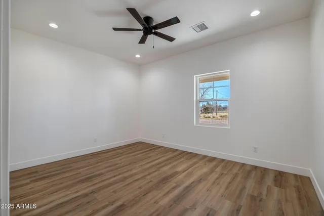 wooden floor in an empty room