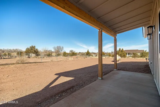 a backyard of a house