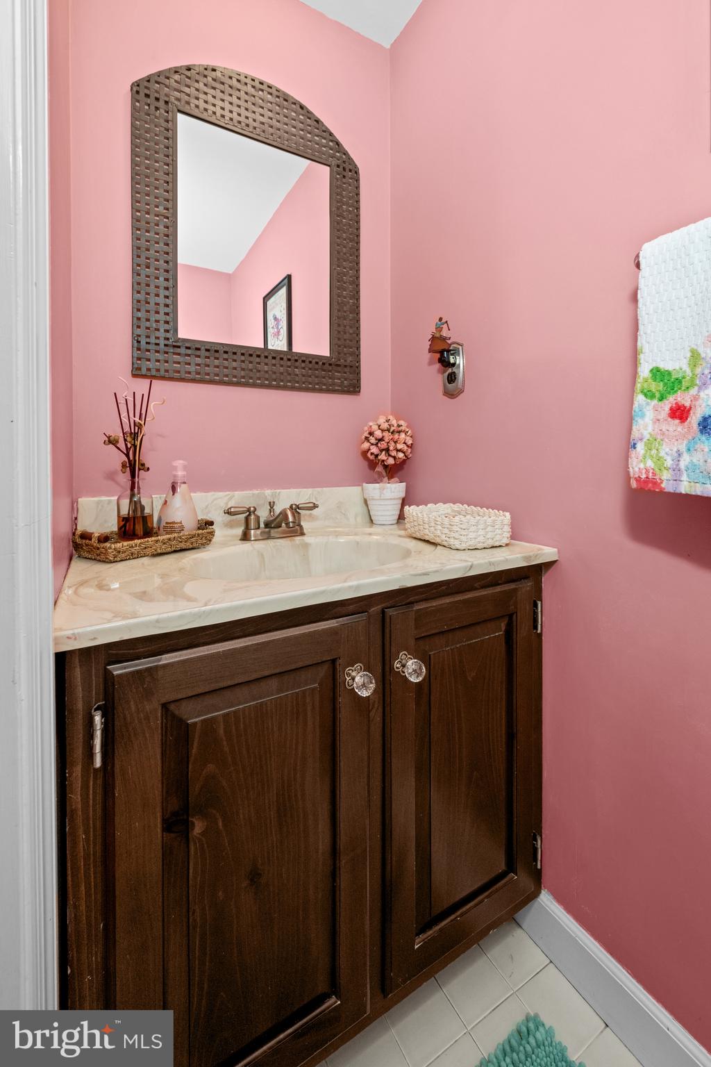 55 Ivy Road Wilmington, DE 19806 - Photo 19 of 38 a bathroom with a sink vanity and a mirror