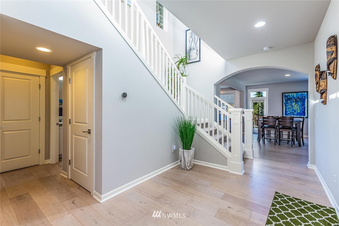 5638 Northeast 9th Street Renton, WA 98059 - Photo 3 of 40 a view of entryway with dining room and stairs
