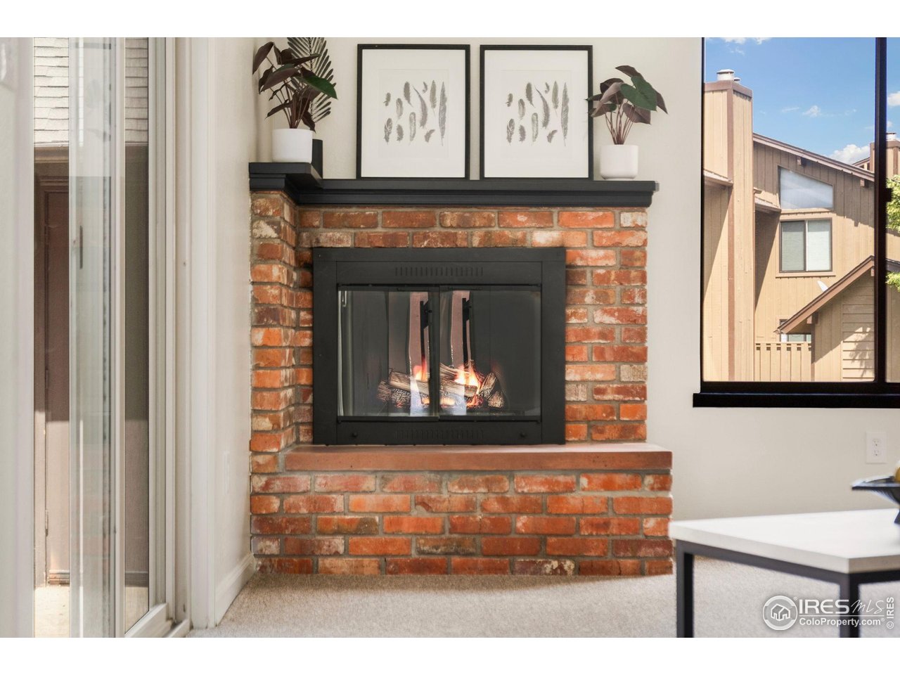 1935 Waters Edge Street, Unit F Fort Collins, CO 80526 - Photo 5 of 23 Wood Fireplace