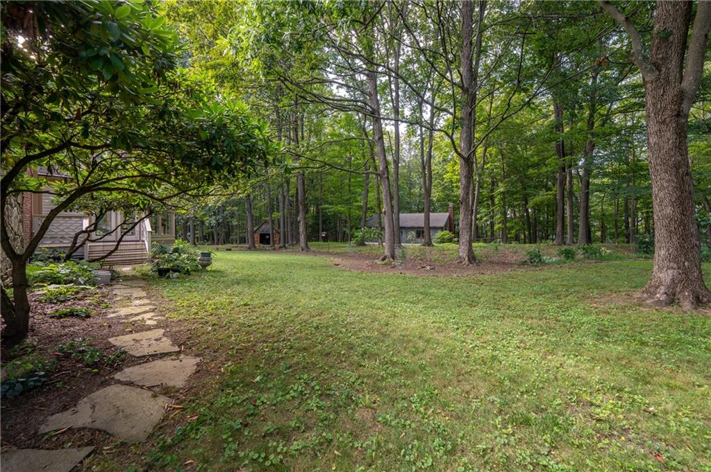 127 Mountain Road Ligonier, PA 15658 - Photo 43 of 45 a backyard of a house with lots of green space