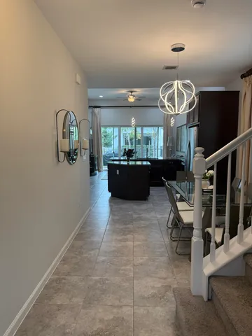 a view of a livingroom with furniture