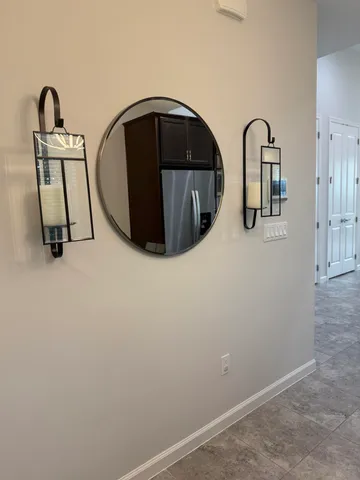 a close view of sliding door