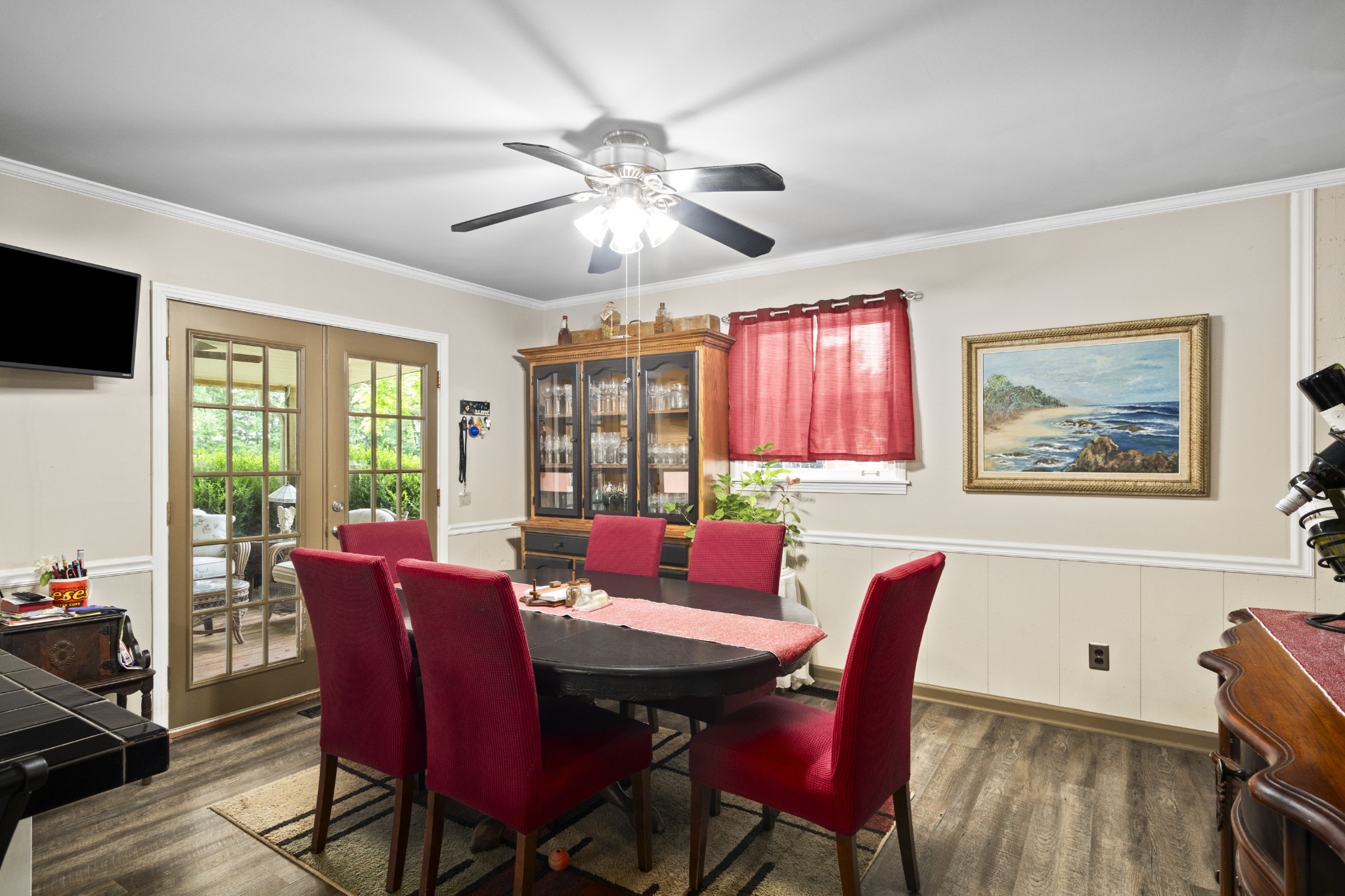 3828 Martins Chapel Road Springfield, TN 37172 - Photo 21 of 51 a view of a dining room with furniture window and wooden floor