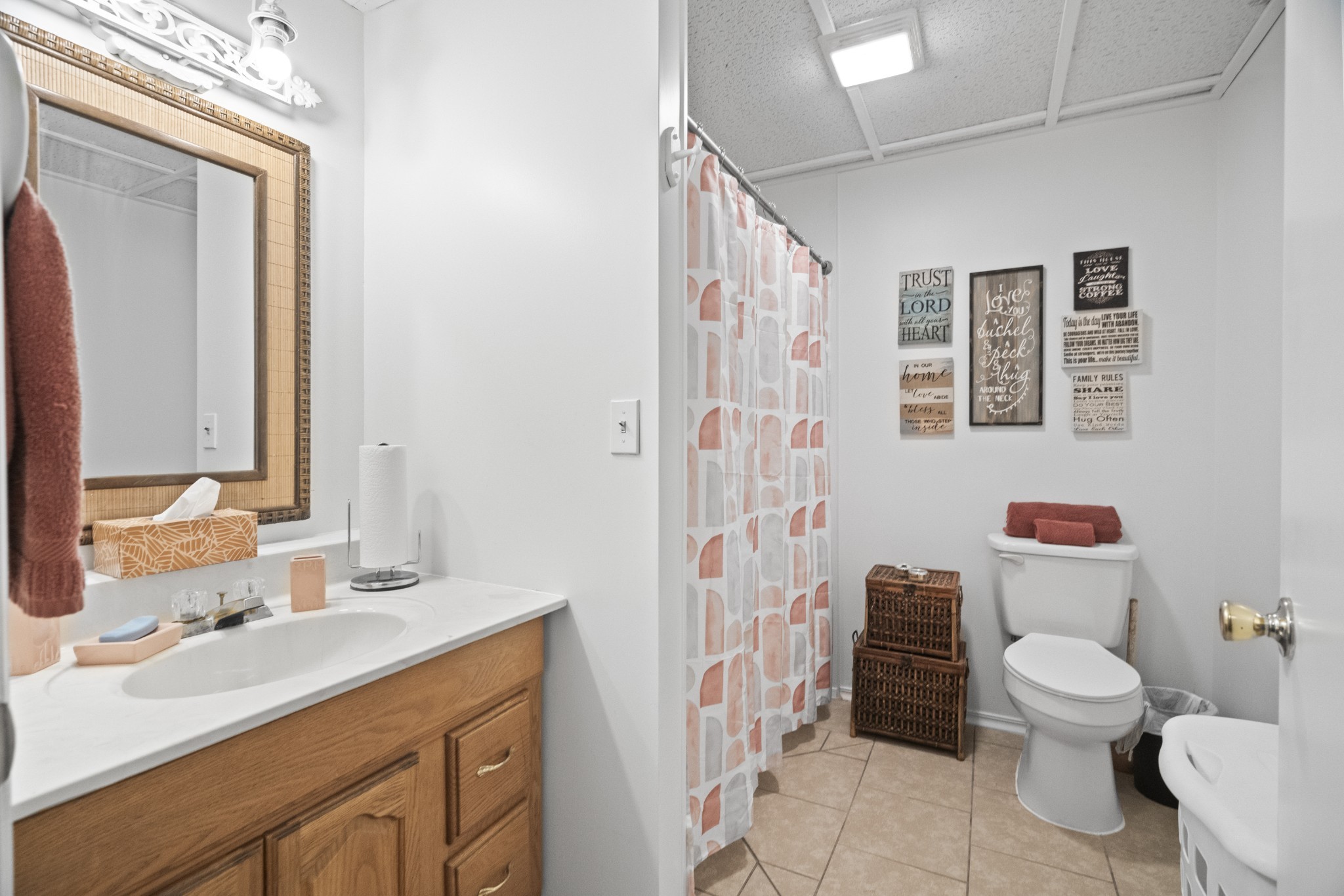 3828 Martins Chapel Road Springfield, TN 37172 - Photo 38 of 51 a bathroom with a sink a toilet and shower