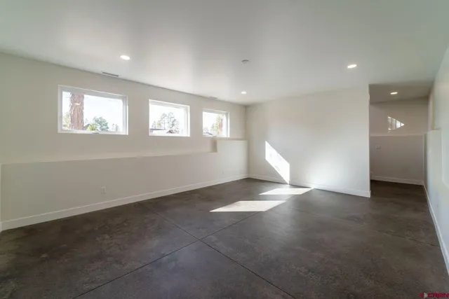 a view of a city with a mountain in the background