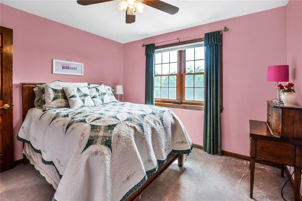 261 Pinkerton Road Wexford, PA 15090 - Photo 16 of 25 Bedroom 2 w/Lighted Ceiling Fan.