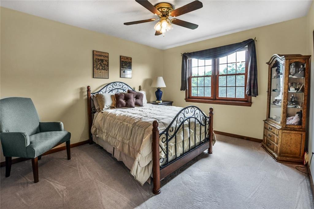 261 Pinkerton Road Wexford, PA 15090 - Photo 17 of 25 Bedroom 3 w/Lighted Ceiling Fan.