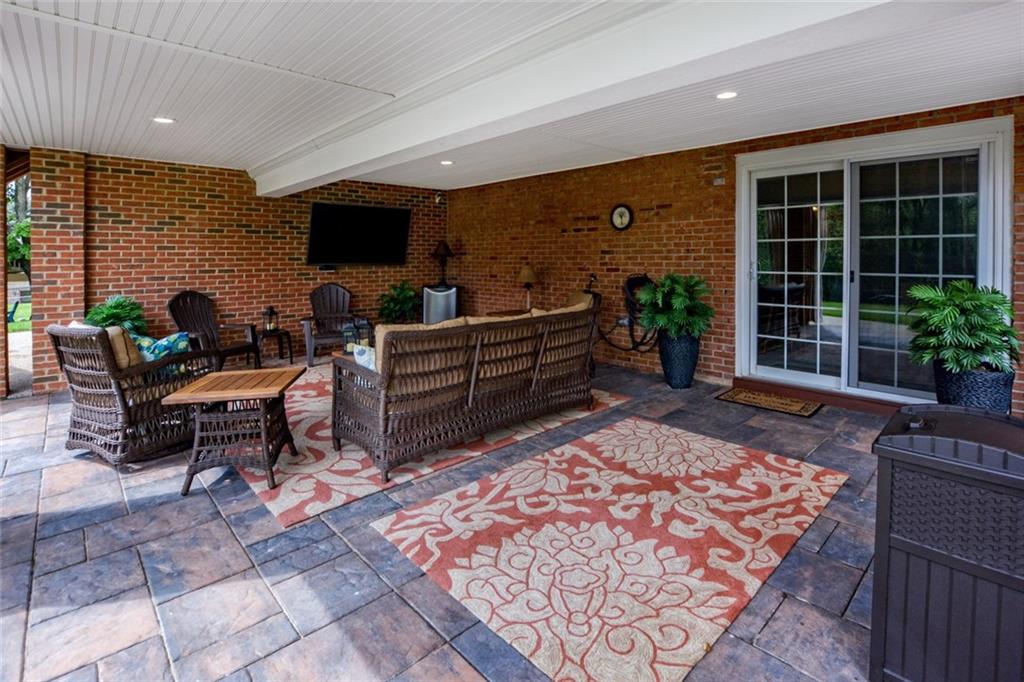 261 Pinkerton Road Wexford, PA 15090 - Photo 21 of 25 Newer Covered Patio (24x23), which is Great for Entertaining & Watching TV.