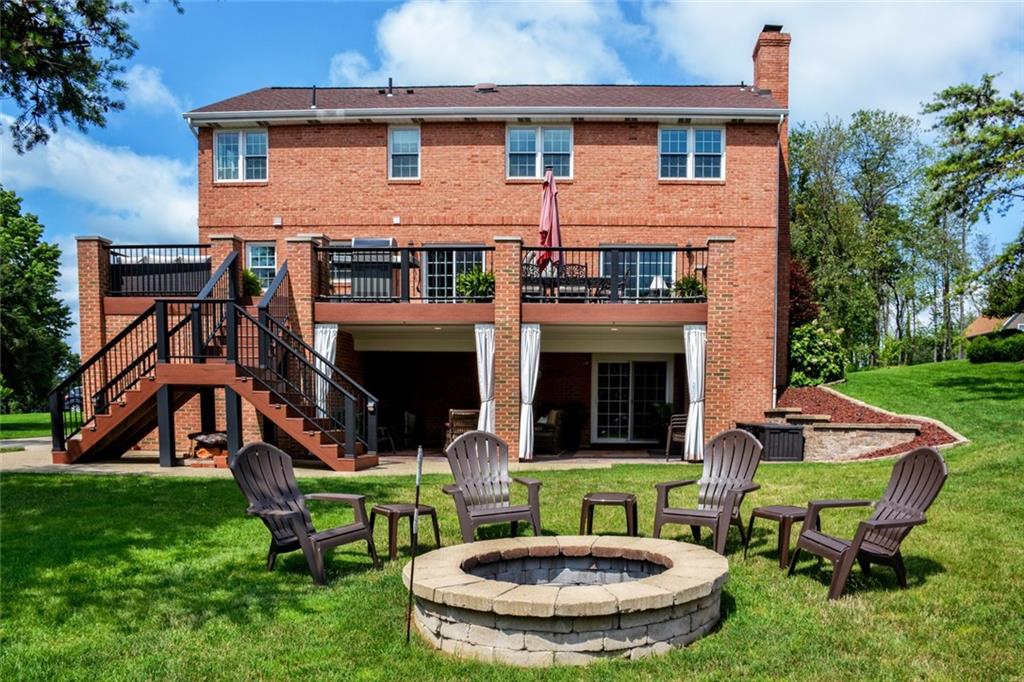 261 Pinkerton Road Wexford, PA 15090 - Photo 24 of 25 Rear Yard w/Fire Pit.