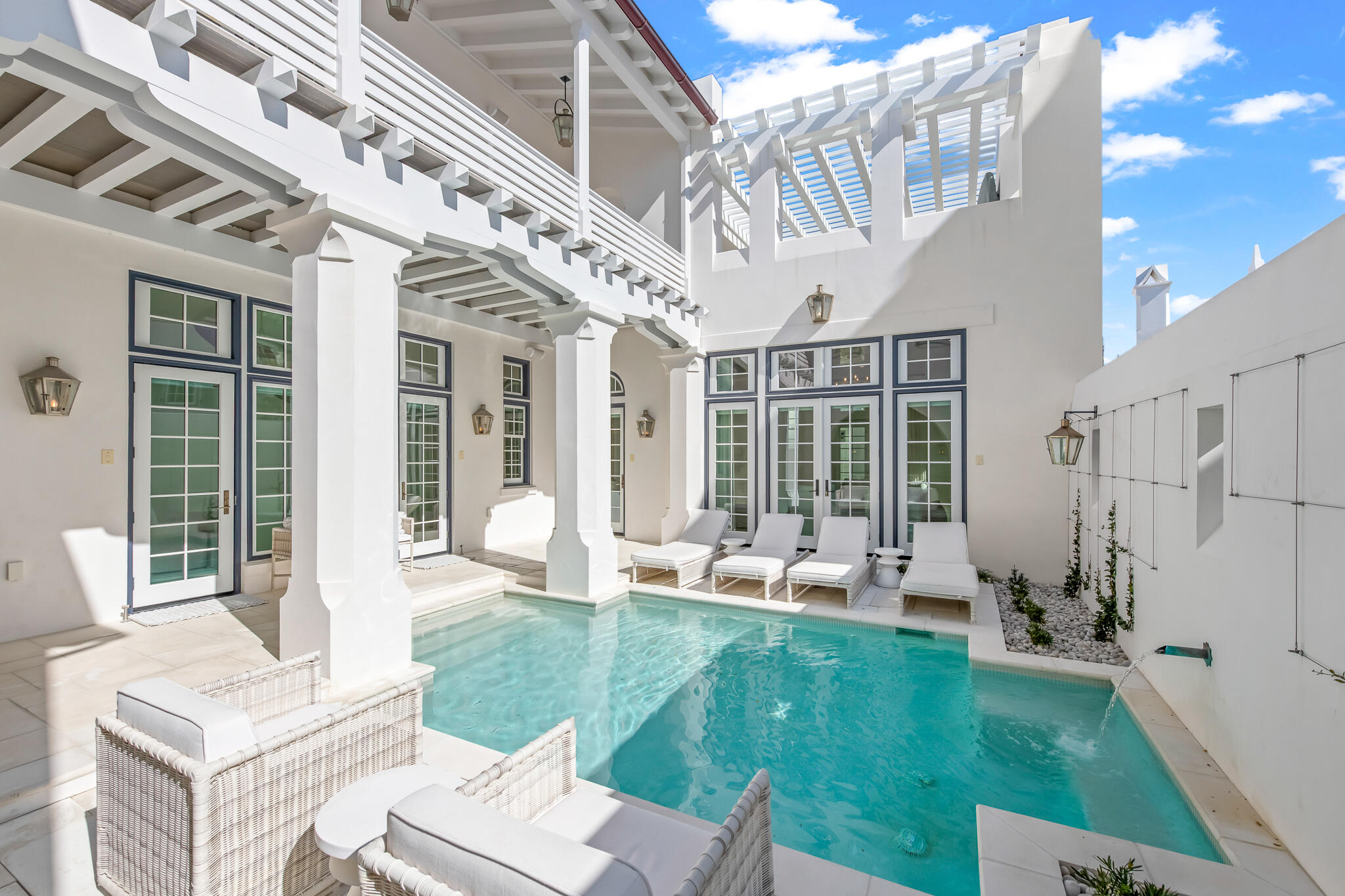 40 Smugglers Alley Inlet Beach, FL 32461 - Photo 26 of 59 a front view of house with yard