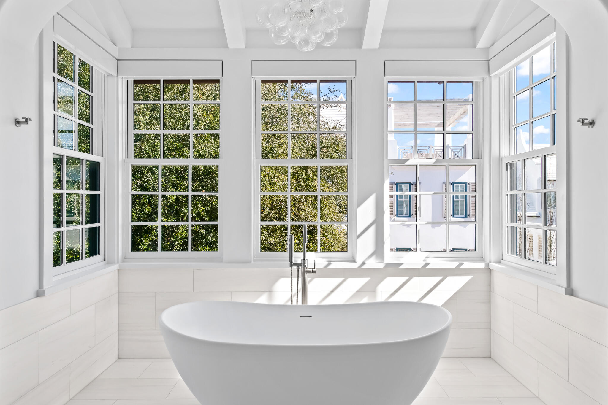 40 Smugglers Alley Inlet Beach, FL 32461 - Photo 35 of 59 a bathroom with sink and bathtub