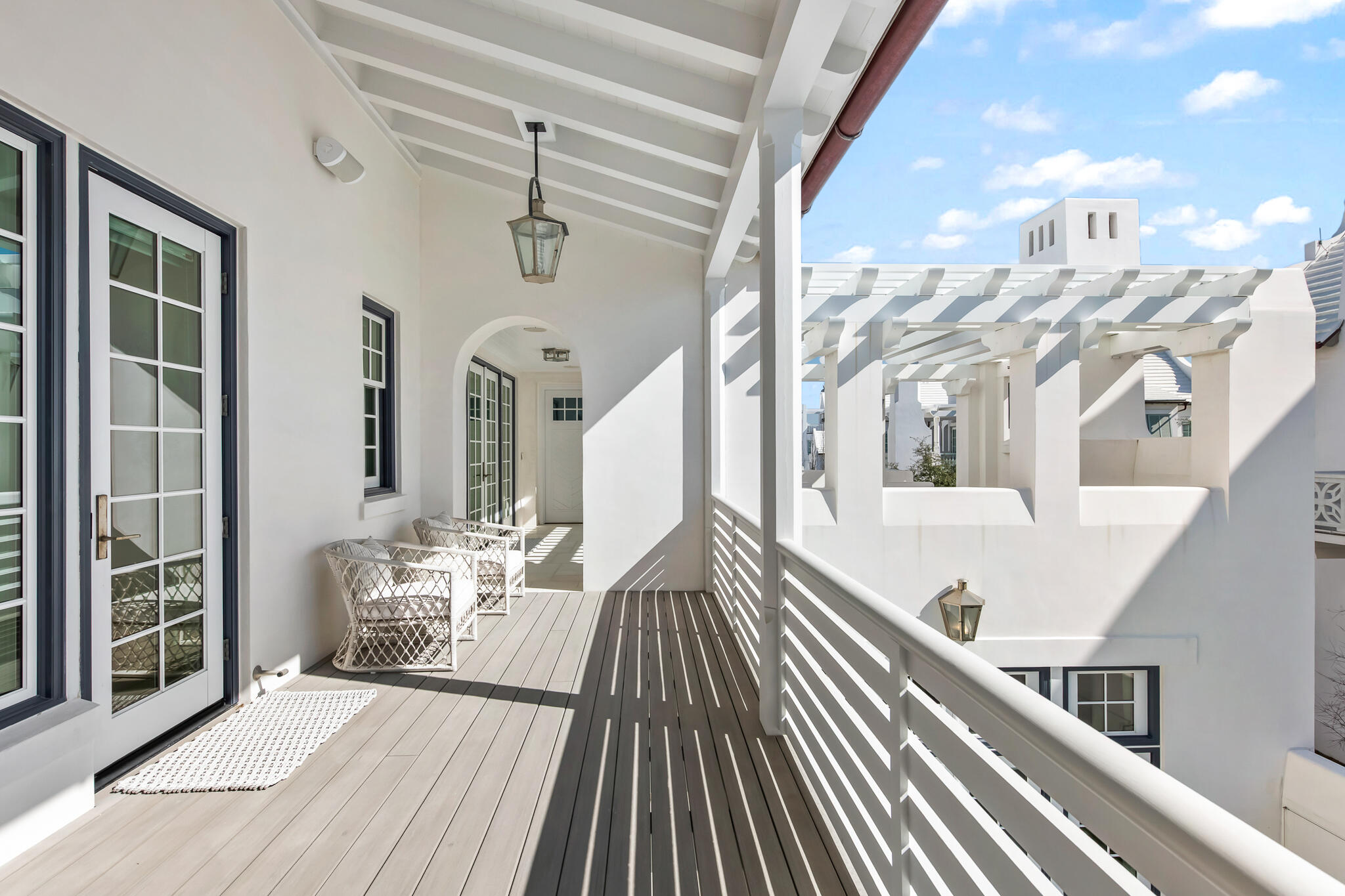 40 Smugglers Alley Inlet Beach, FL 32461 - Photo 43 of 59 a view of balcony with furniture