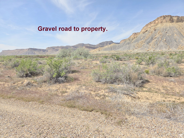 251 Thompson Cyn Road Green River, UT 84525 - Photo 2 of 32 Flat land with 3 different entrances to the property.