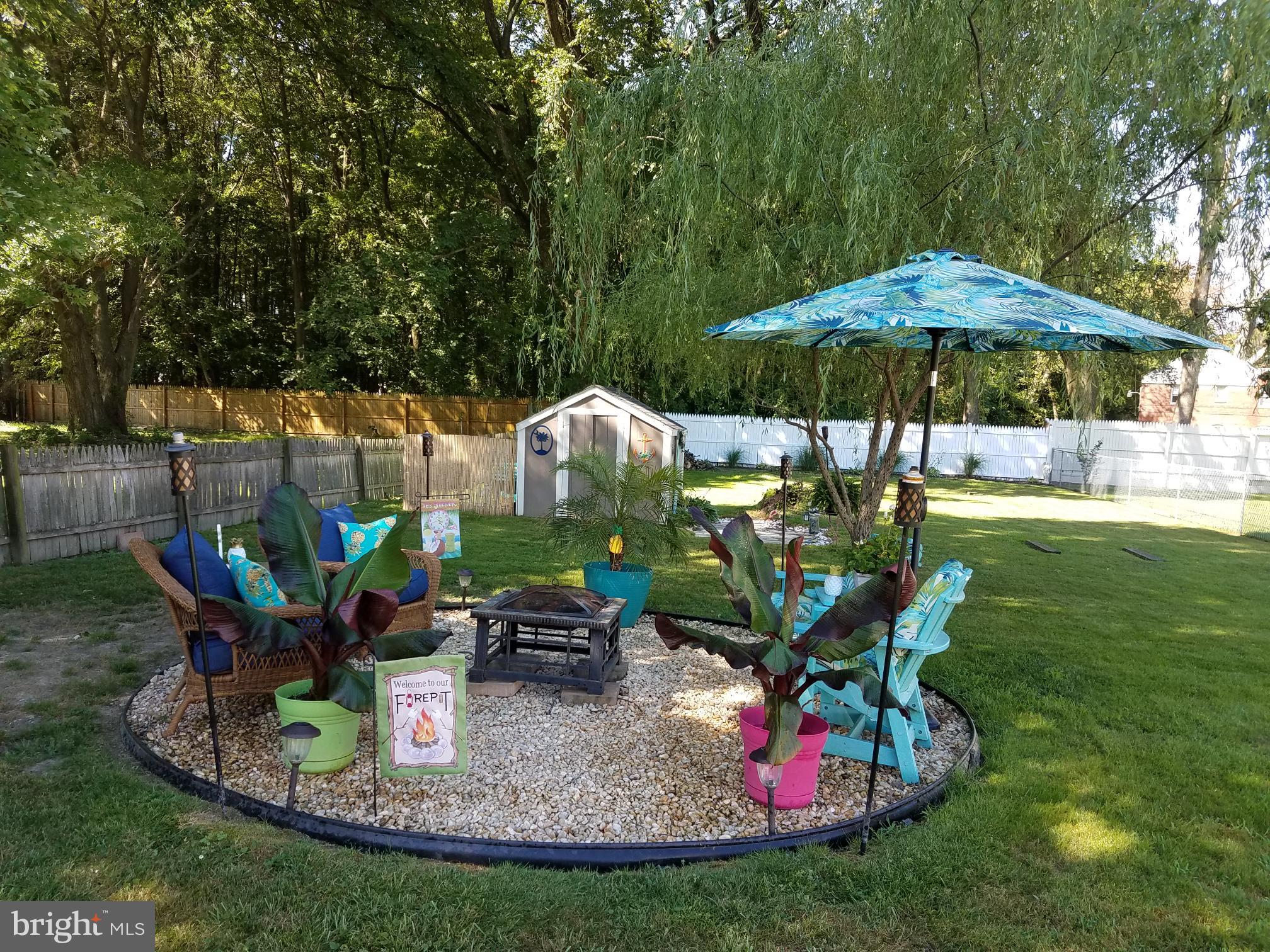 300 Homberg Avenue Baltimore, MD 21221 - Photo 42 of 46 firepit area in backyard