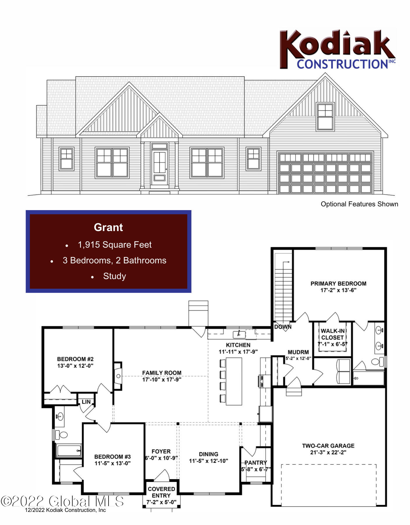 5 Burnham Road Wilton, NY 12831 - Photo 44 of 44 the Grant Floor Plan