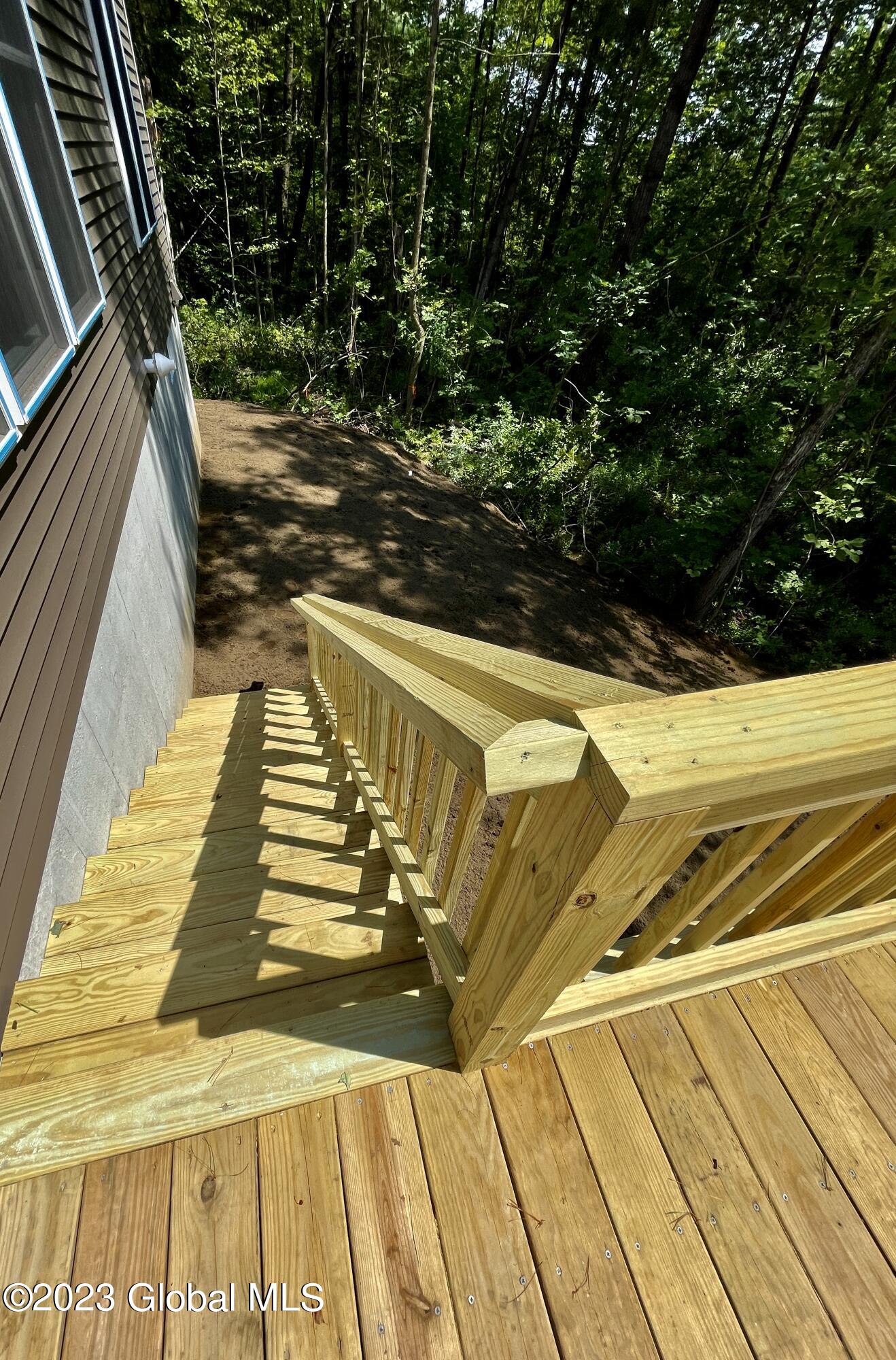 5 Burnham Road Wilton, NY 12831 - Photo 10 of 44 Rear Deck Stairs Down