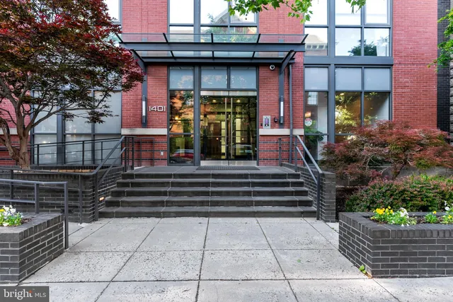 a front view of a house with entryway