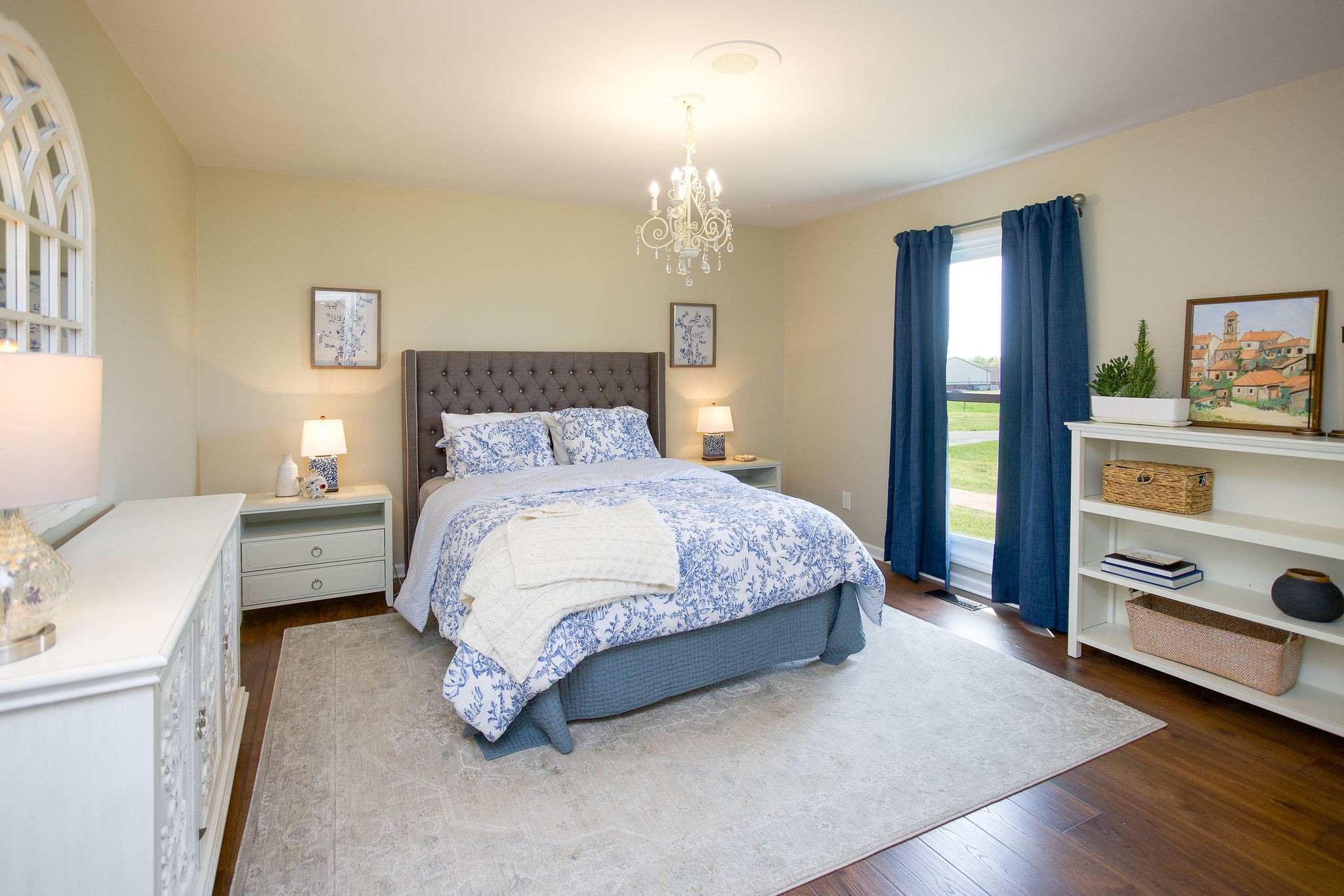 1747 Allen Ferry Road Smithville, TN 37166 - Photo 21 of 45 a bedroom with a bed and a cabinets