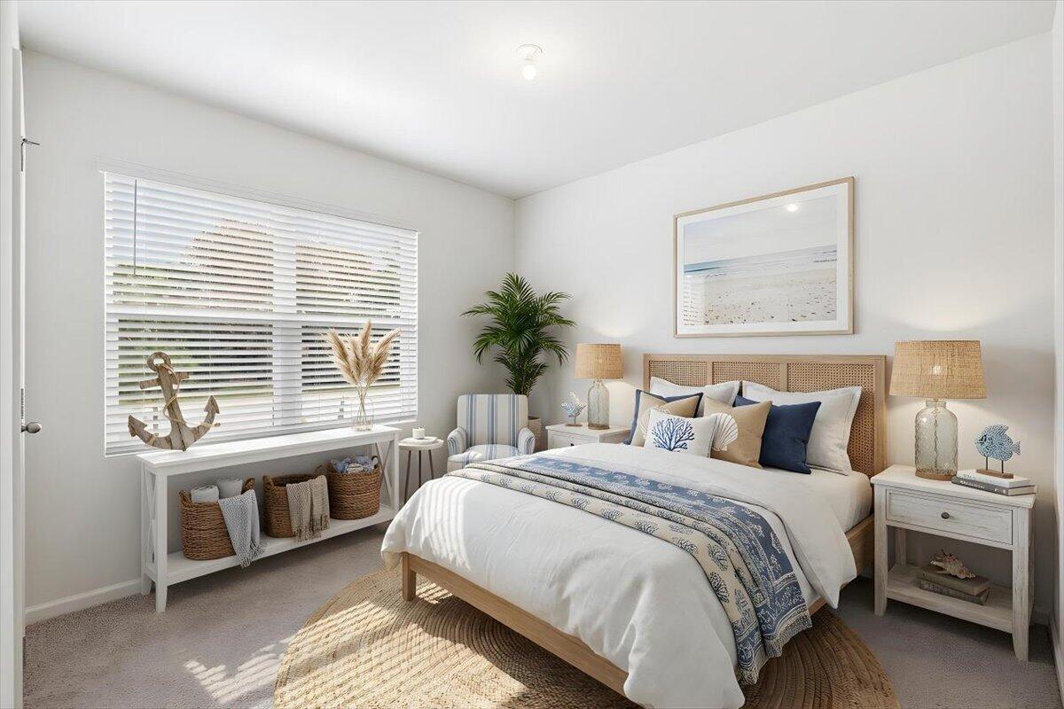 1072 Roseland Road Sebastian, FL 32958 - Photo 19 of 47 a spacious bedroom with a bed and a window