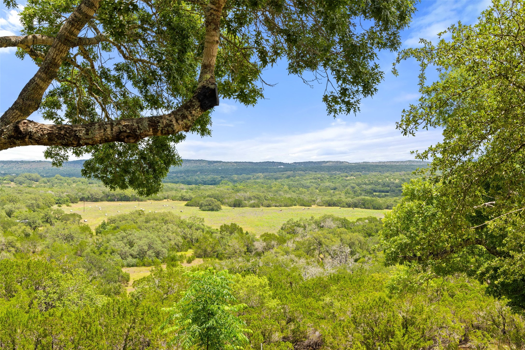 505 Red Corral Ranch Road Wimberley, TX 78676 - Photo 29 of 40 A sprawling landscape unfolds under a broad sky, offering panoramic natural views perfect for an estate.