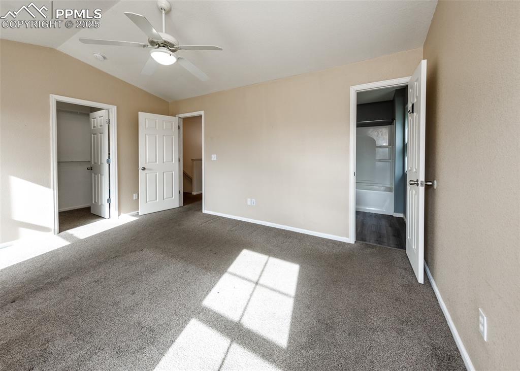 7818 Sandy Springs Point Fountain, CO 80817 - Photo 28 of 46 a view of empty room with windows and ceiling fan