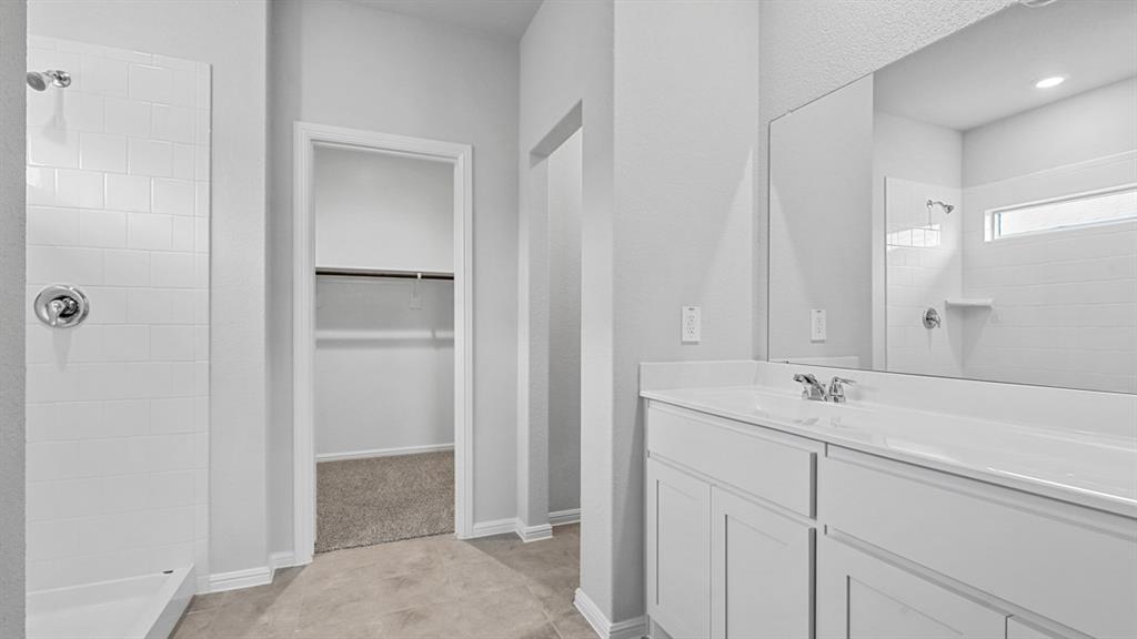 120 Mojave Road Boyd, TX 76023 - Photo 19 of 40 a bathroom with a sink and a mirror