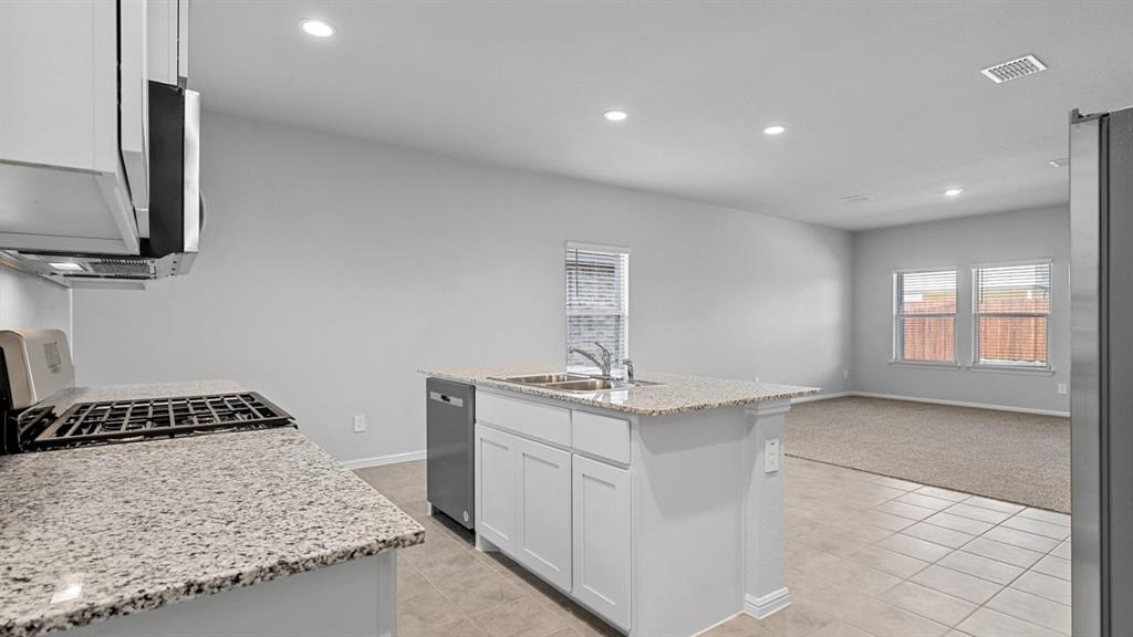 120 Mojave Road Boyd, TX 76023 - Photo 4 of 40 a kitchen with a sink stove and cabinets