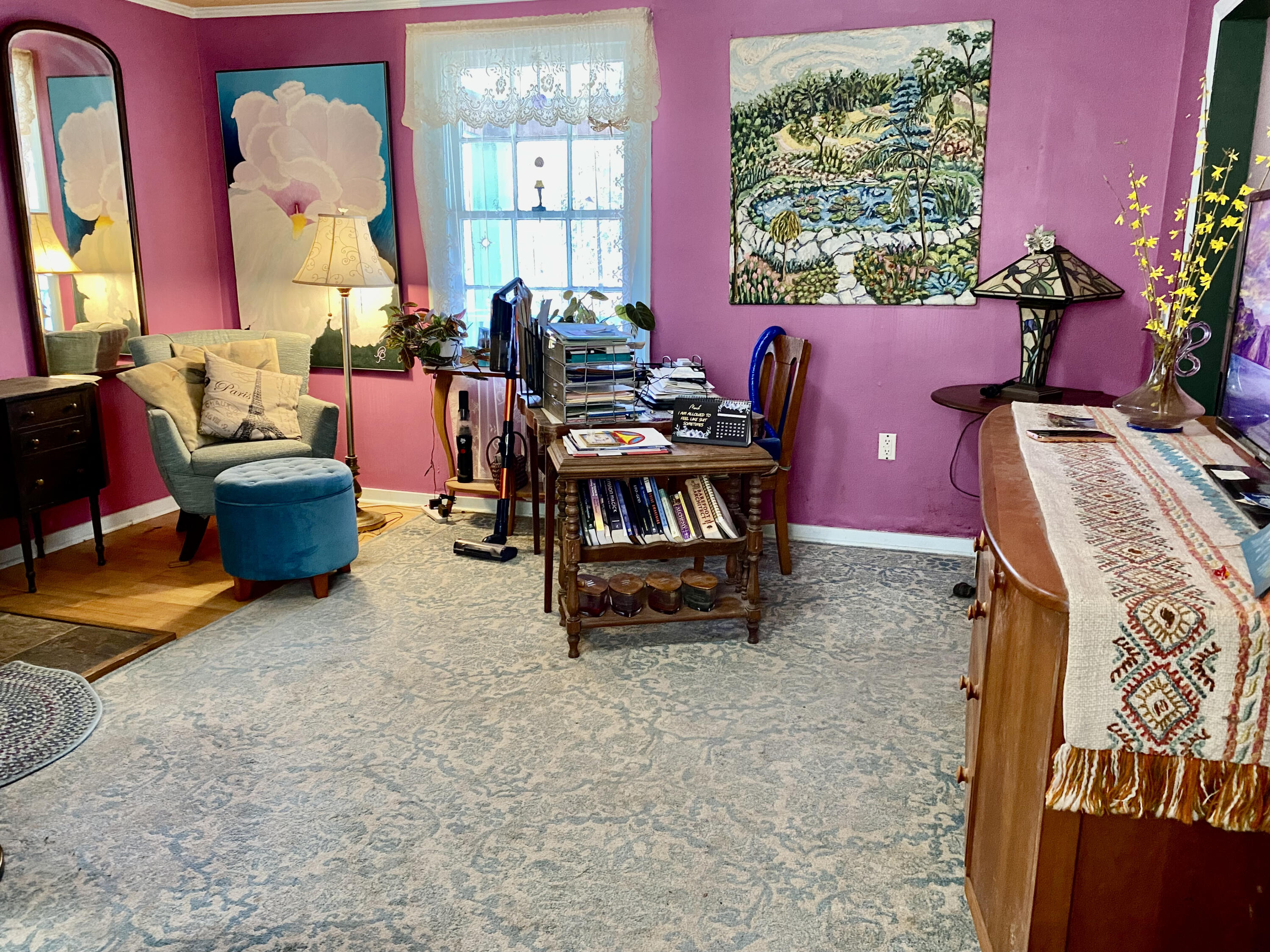 289 Huckleberry Ridge Road Northeast Floyd, VA 24091 - Photo 20 of 36 a bedroom with furniture and a bed