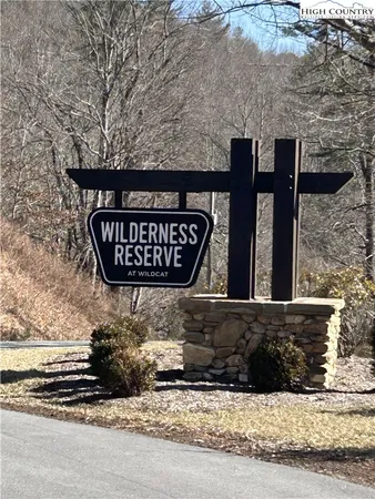 a view of outdoor space with sign board