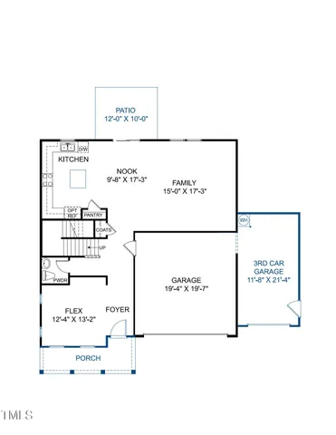 an aerial view of residential building and lake
