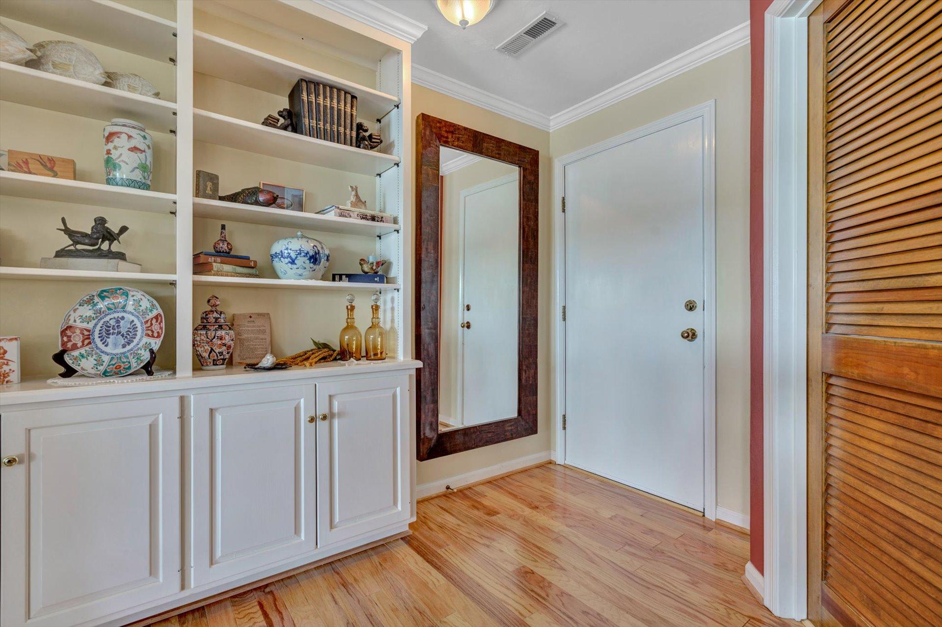 845 Gangplank Road, Unit 207 Moneta, VA 24121 - Photo 6 of 29 a view of washer and dryer with wooden floor