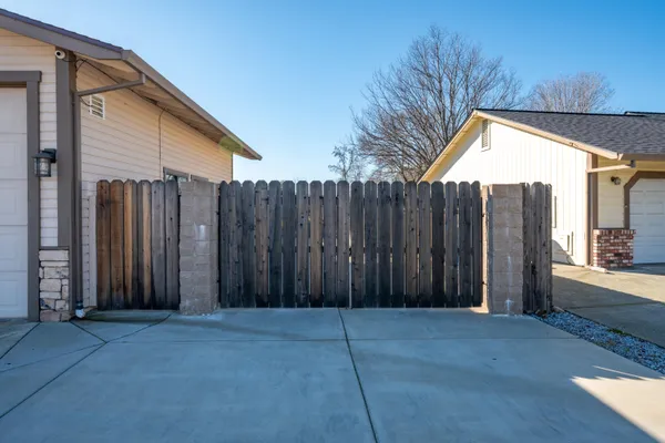 a outdoor view with a sitting space