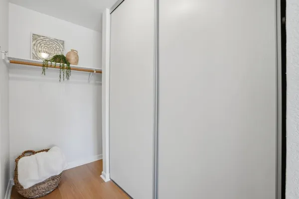 a room with storage and utility
