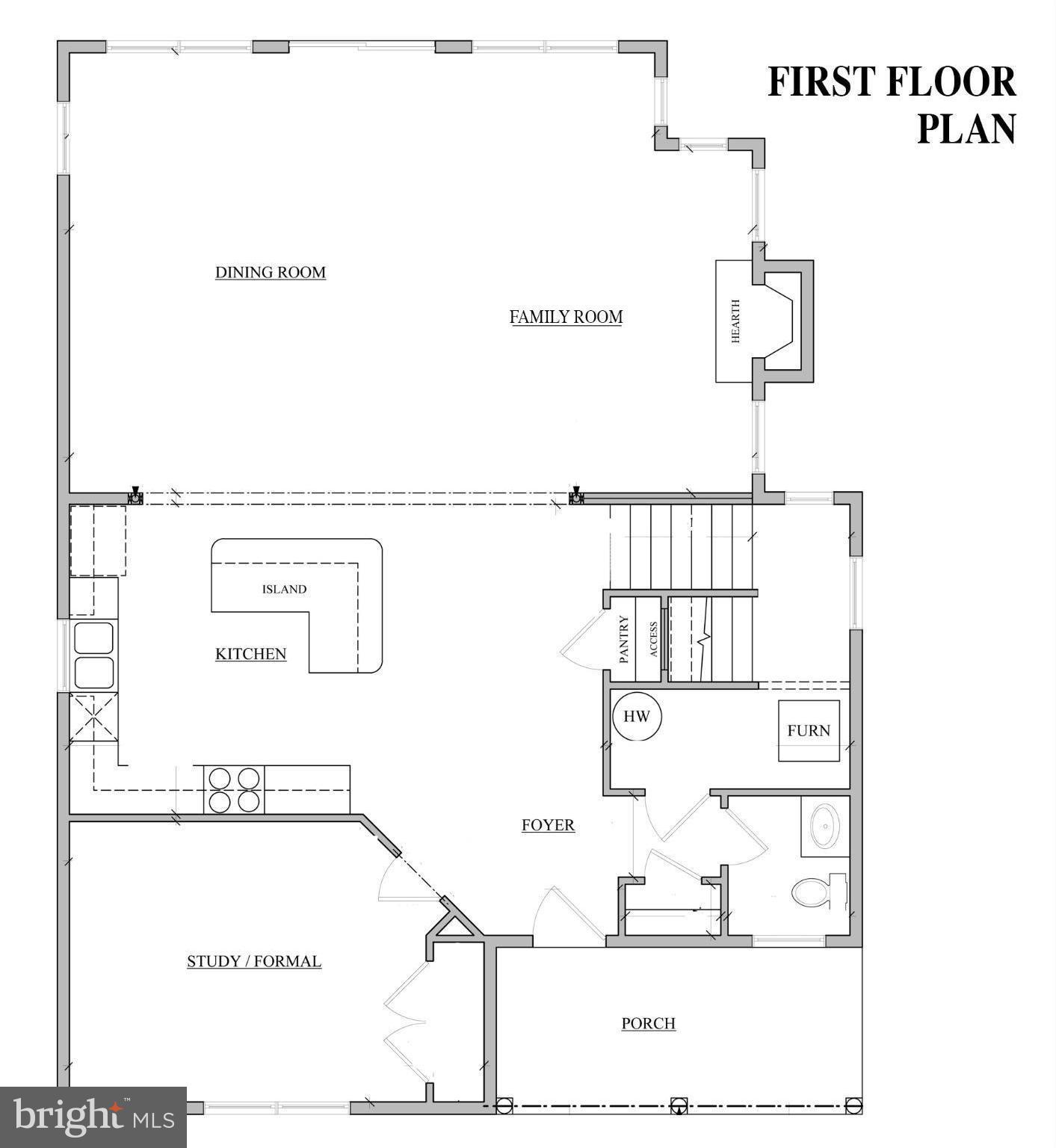 56 Johnson Road Pasadena, MD 21122 - Photo 23 of 29 First floor plan