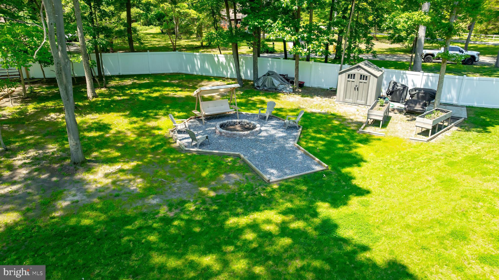 8331 Woodland Road Pasadena, MD 21122 - Photo 5 of 63 Raised Garden Beds and Fire Pit