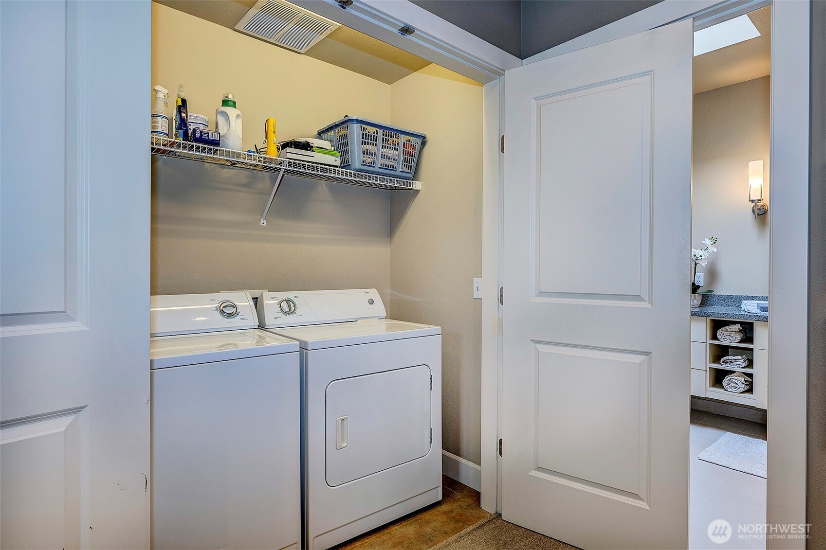 61 Pine Street, Unit 201 Edmonds, WA 98020 - Photo 20 of 34 a utility room with dryer and washer