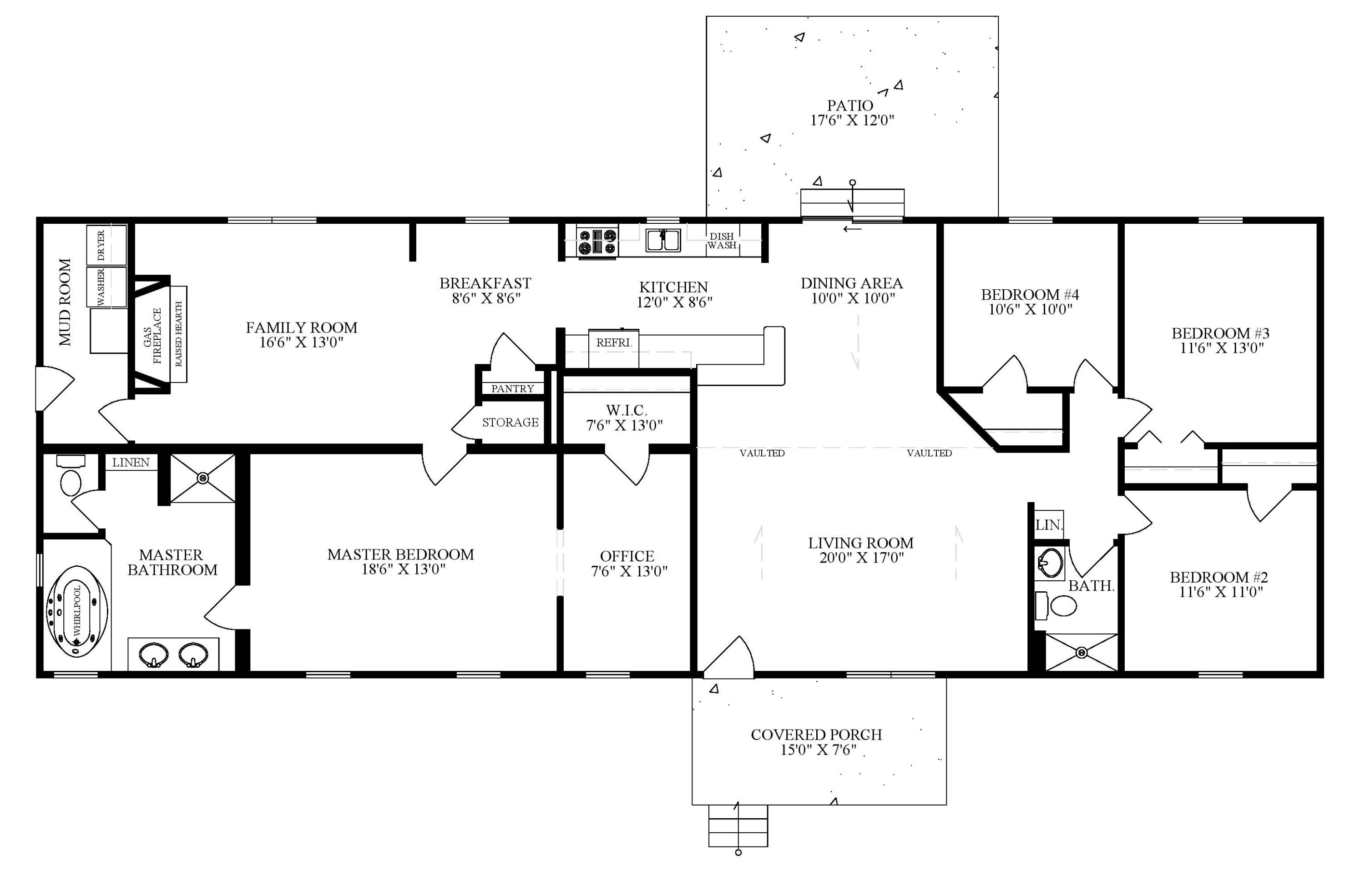 751 Ranch Road Raeford, NC 28376 - Photo 55 of 56 751 RANCH RD FLOOR PLAN-page-001