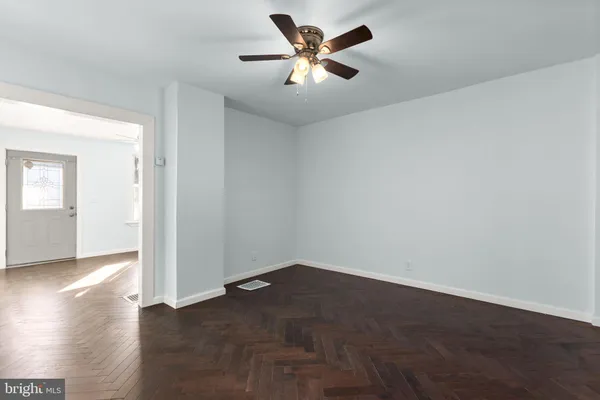 wooden floor in an empty room