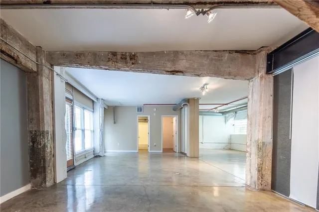 a view of livingroom and kitchen