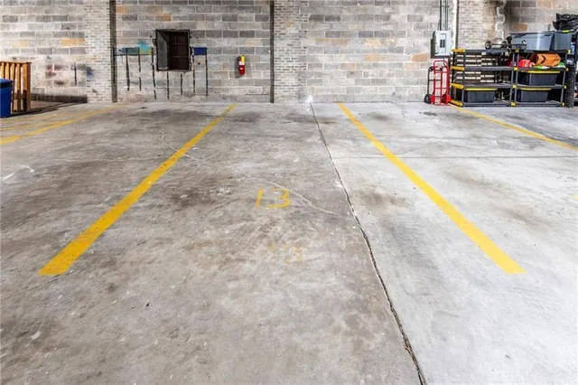 a view of a swimming pool with a lounge chairs