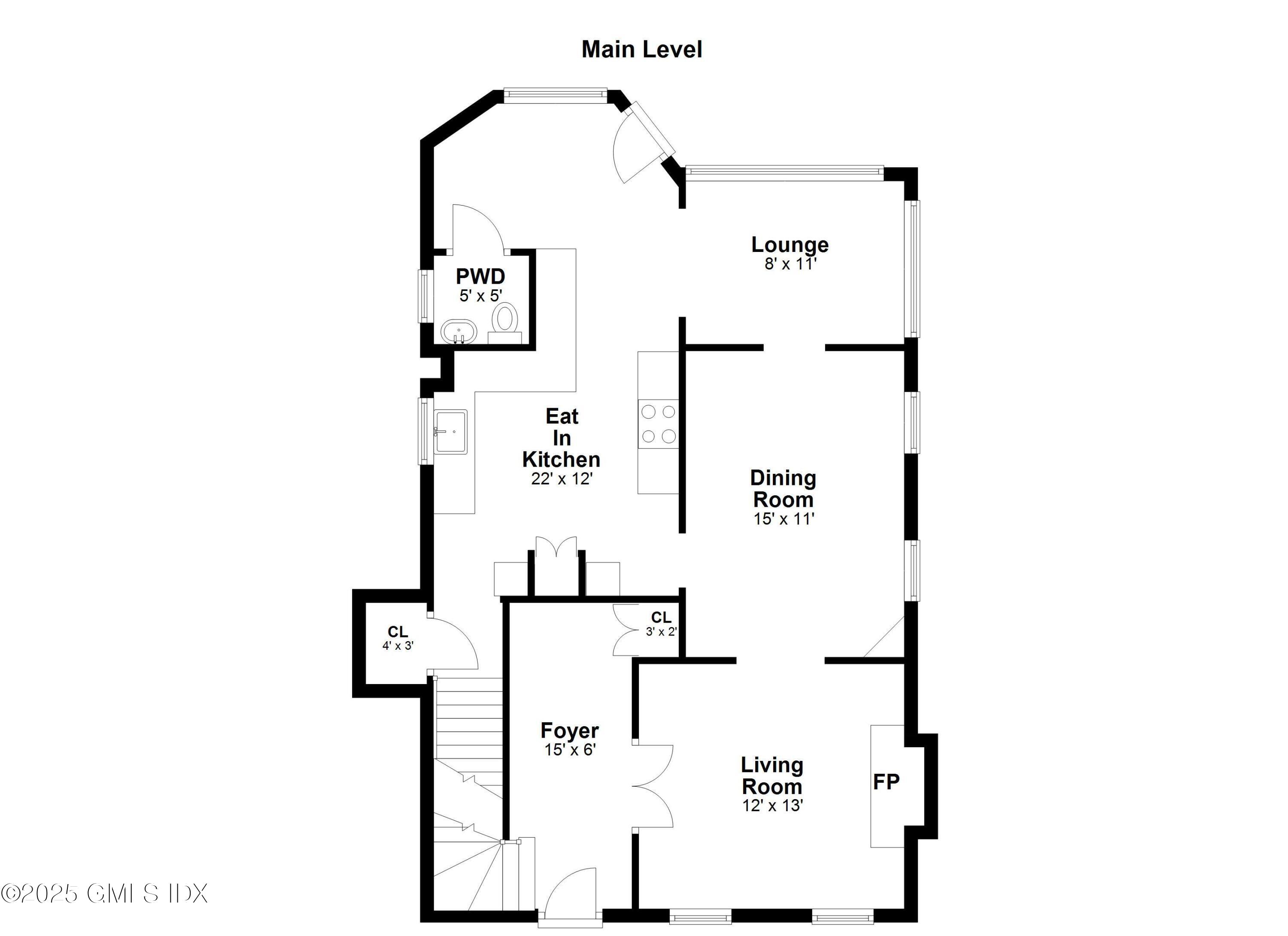 41 Chapel Street Greenwich, CT 06831 - Photo 19 of 22 1st Floor Layout