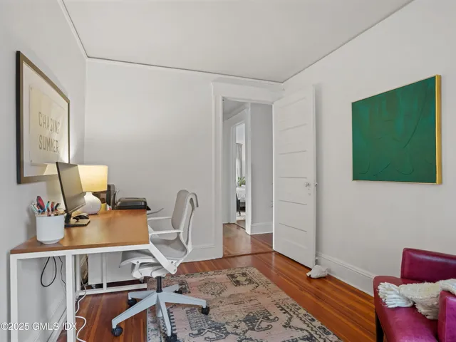 a workspace with a window