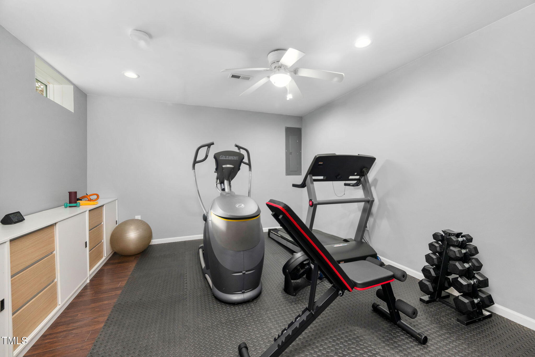 11409 South Lowell Road Bahama, NC 27503 - Photo 34 of 59 Basement Workout room