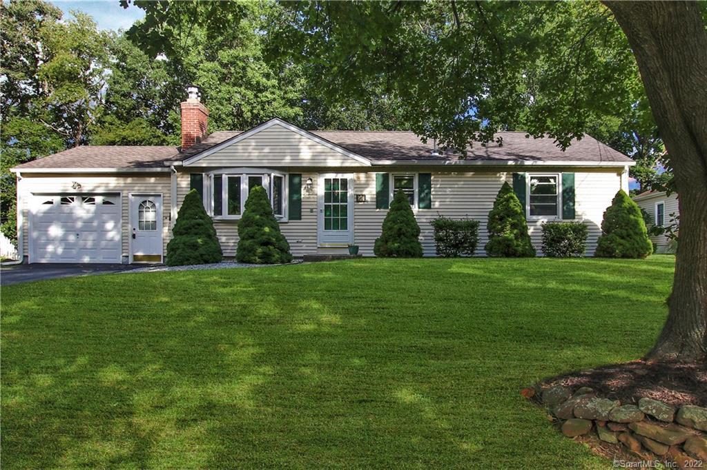 Adorable 3 bedroom ranch with level park like yard.